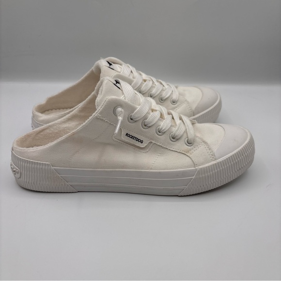 Rocket Dog Womens Sneakers White Canvas Cheery Mule Slip-On Casual White Size 11 - Picture 7 of 7